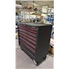 Image 2 : *NEW* MASTERCRAFT ROLLING TOOL CHEST WITH KEY *DAMAGE TO TOP LEFT SIDE*