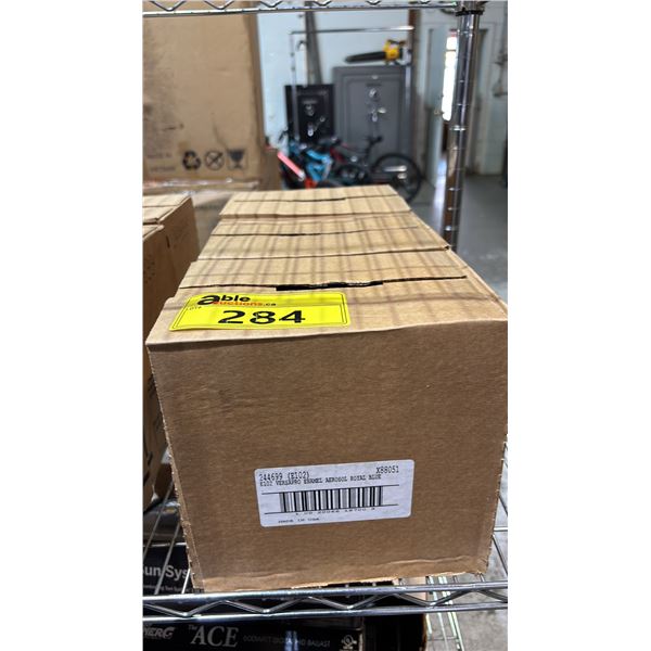 (3) BOXES OF VERSAPRO FAST DRY ROYAL BLUE SPRAY PAINT