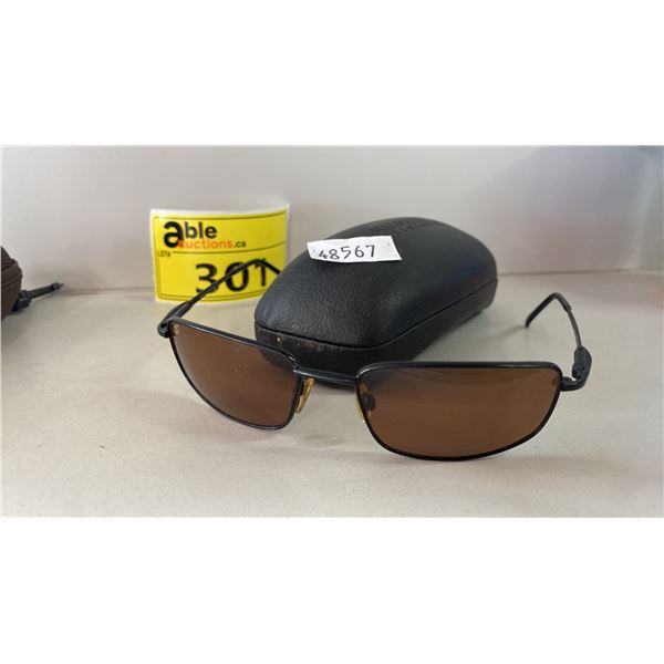 PAIR OF SERENGETTI SUNGLASSES WITH CASE