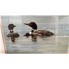 Image 2 : ROBERT BATEMAN "LOON FAMILY" PRINT - APPROX. 18" X 18" FRAMED