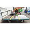 Image 1 : BLUE FLATBED CART