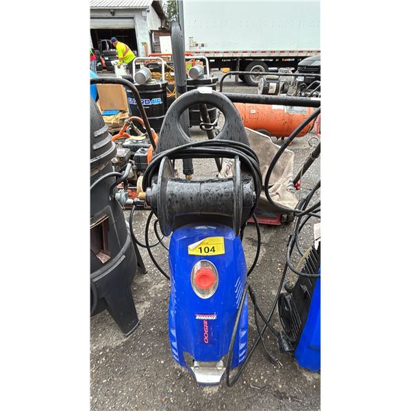 SIMONIZ S1900 ELECTRIC PRESSURE WASHER WITH HOSE & WAND