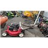 Image 1 : TORO GAS POWERED LAWN MOWER WITH GRASS CATCHER BAG