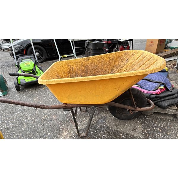 YELLOW WHEEL BARROW