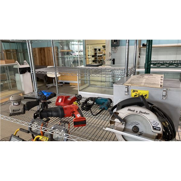 GROUP OF (5) ASSORTED POWER TOOLS