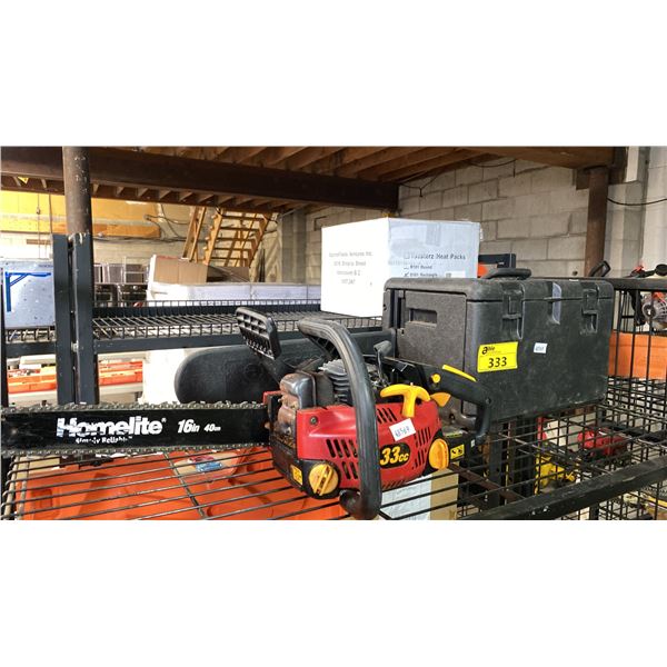 HOMELIGHT CHAINSAW (33CC ENGINE) WITH CASE