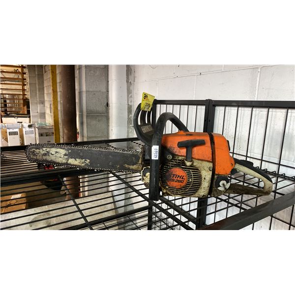 STIHL GAS POWERED CHAIN SAW