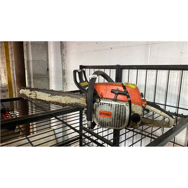 STIHL GAS POWERED SUPER CHAIN SAW