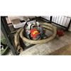 Image 3 : PORTABLE GAS POWERED WATER PUMP WITH HOSE