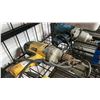 Image 4 : ASSORTED TOOLS INCLUDING DEWALT CORDED IMPACT DRIVERS, DRILLS, MAKITA COMPOUND MITER SAW AND MORE