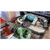 Image 4 : ASSORTED POWER TOOLS INCLUDING DEWALT DRILL, BOSTITCH NAILER, MAKITA SAW AND MORE