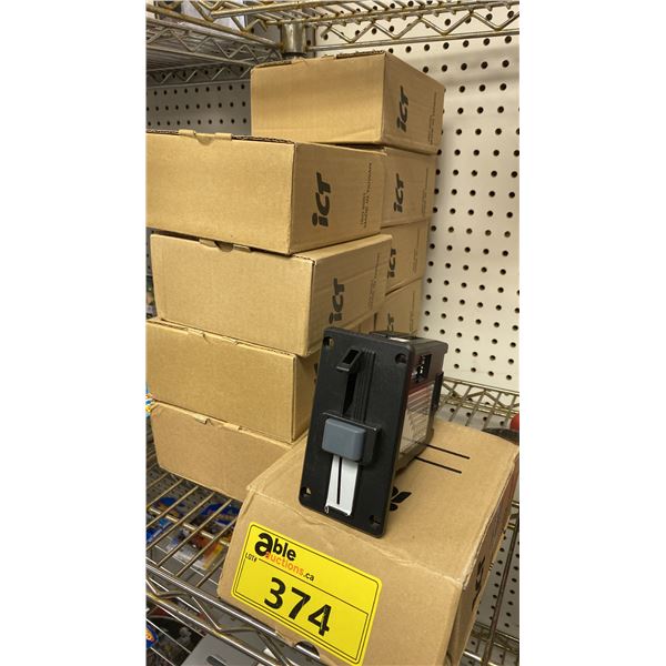 (10) ICT UCAES VENDING MACHINE COIN ACCEPTORS