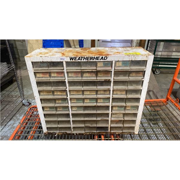 WEATHERHEAD METAL PIGEONHOLE PARTS ORGANIZER