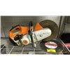 Image 1 : STIHL TS-410 GAS CUT-OFF SAW WITH BLADES