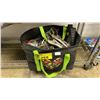 Image 1 : CLOTH BAG OF WELDING CLAMPS, TAPE, WIRE, SCREWDRIVERS & MORE
