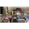 Image 2 : SHELF OF ASSTD. COLLECTABLE FIGURES: SMURFS, GI JOE, POWER RANGERS, MARVEL STAR WARS & MORE