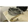 Image 2 : BACK PACK & GALVANIZED STEEL WINCH CABLE WITH LARGE, HEAVY-DUTY HOOK