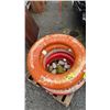 Image 2 : (6) MARINE LIFE RING BUOYS WITH MARINE LINE & FLOATERS