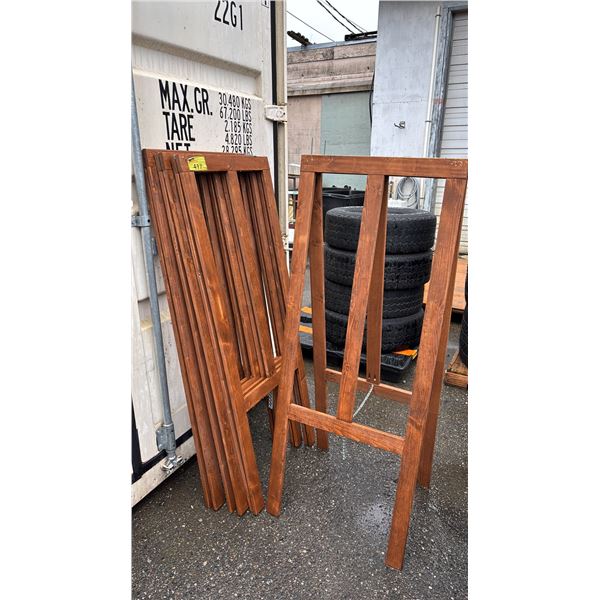 VINTAGE WOODEN A FRAMES
