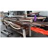 Image 3 : VINTAGE NAUTICAL TABLE WITH ASSORTED COLLECTION OF OARS