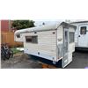 Image 1 : VANGUARD TRUCK CAMPER MODEL P-8RF WITH PROPANE HEATER (1 LEG BROKEN, ALL LEGS DETACHED,