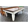 Image 3 : WOODEN WORK TABLE 8FT LONG X 4FT WIDE