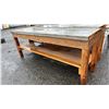 Image 3 : WOODEN TABLE 8FT LONG X 2FT WIDE
