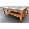 Image 2 : WOODEN TABLE 8FT LONG X 2FT WIDE