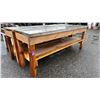 Image 3 : WOODEN TABLE 8FT LONG X 2FT WIDE