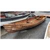 Image 2 : VINTAGE WOODEN BOAT 12.5 FT APPROX. LONG
