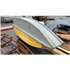 Image 4 : VINTAGE WOODEN BOAT 8FT LONG APPROX.