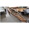 Image 1 : VINTAGE WOODEN CANOE FRAME 16FT APPROX. LONG