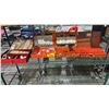 Image 1 : SHELF OF PIGEONHOLE STORAGE CONTAINERS OF ASSORTED SCREWS, SPRING PINS, SNAP RINGS & MORE