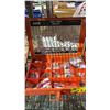 Image 3 : SHELF OF PIGEONHOLE STORAGE CONTAINERS OF ASSORTED SCREWS, SPRING PINS, SNAP RINGS & MORE