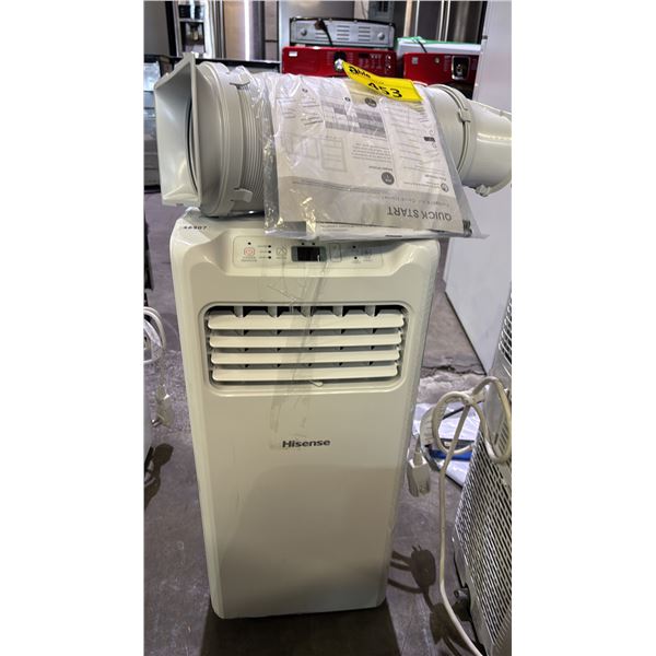 HISENSE 5500 BTU PORTABLE AIR CONDITIONER WITH HOSE & REMOTE
