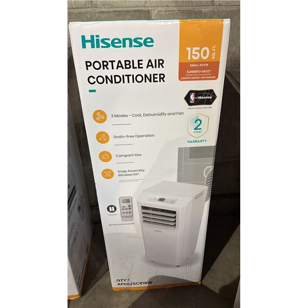 HINSENSE 5000 BTU PORTABLE AIR CONDITIONER *IN BOX*