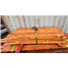 Image 1 : BUNDLE OF ASSORTED LENGTH AND WIDTH NOTCHED/FITTED DOUGLAS FIR LAMINATE WOOD UP TO 7.5' LONG