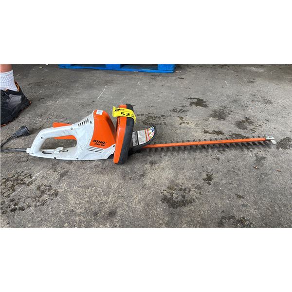 STIHL GAS POWERED HEDGE TRIMMER