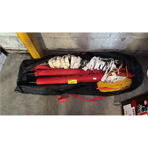 VOLLEY BALL NET WITH POSTS IN BAG