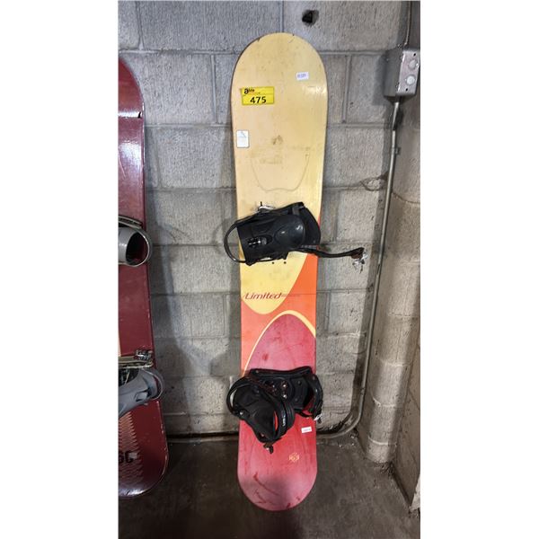 LIMITED SNOWBOARD WITH BINDINGS