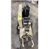 Image 2 : INGERSOLL RAND PORTABLE HORIZONTAL AIR COMPRESSOR (ONE WHEEL DAMAGED)