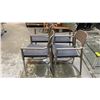 Image 4 : (4) OUTDOOR DINING CHAIRS