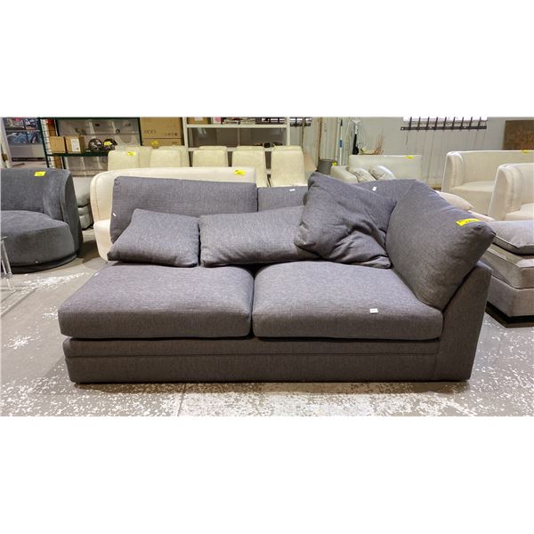 SUNDAYS FABRIC UPHOLSTERED SECTIONAL PIECE WITH CUSHIONS