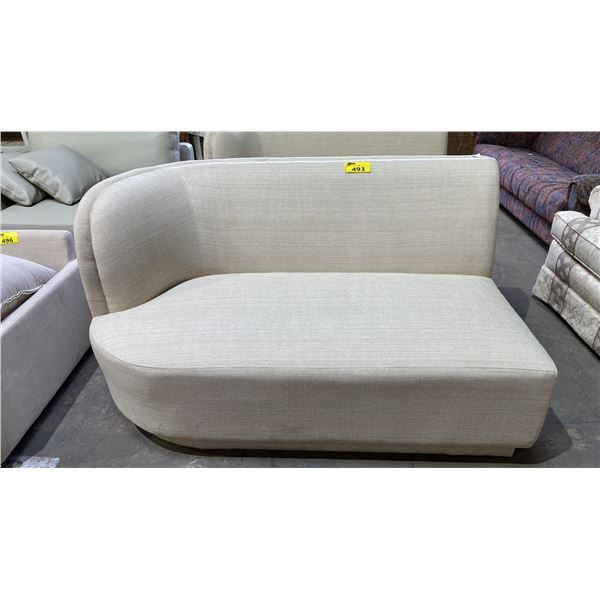 MOES FABRIC UPHOLSTERED SECTIONAL PIECE