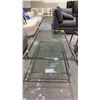 Image 2 : 2-TIER GLASS-TOP COFFEE TABLE