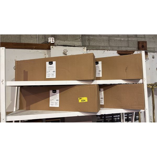 (4) *NEW* AMAZON BASICS TWIN SIZE SMART BOX SPRING MATTRESS FOUNDATION