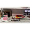 Image 3 : SHELF OF CUSHION COVERS, FRIDGE ROTARY TRAY, KING SIZE SHEET SET, LOW PROFILE LED BEACON & MORE