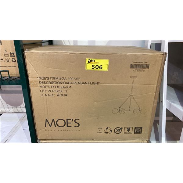 *NEW IN BOX* MOE'S OAHA PENDANT LIGHT
