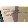 Image 3 : *NEW IN BOX* MOE'S OAHA PENDANT LIGHT