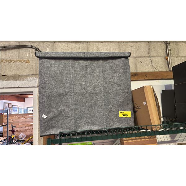 (2) *NEW* DOKEHOM GREY FABRIC LAUNDRY BASKETS